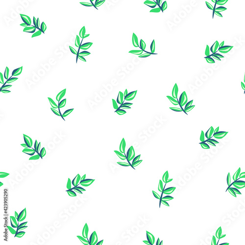 seamless pattern with tsvatemi and frames. ornament on the theme of spring  Easter and flowers. Vector pattern for textile decoration and printing