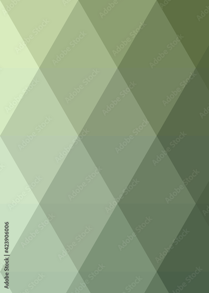 Fototapeta premium Abstract color Low-Polygones Generative Art background illustration