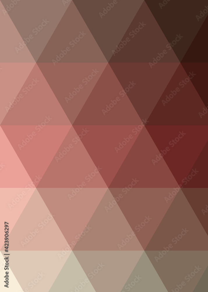 Obraz premium Abstract color Low-Polygones Generative Art background illustration