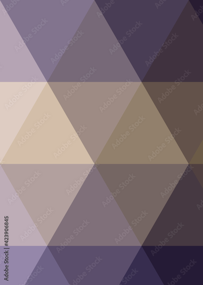 Obraz premium Abstract color Low-Polygones Generative Art background illustration