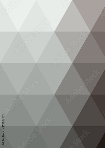 Abstract color Low-Polygones Generative Art background illustration