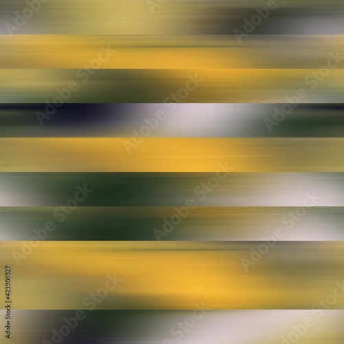 Seamless abstract blur ikat stripe pattern print. High quality illustration. Horizontal stripes of blurred colors. Abstract non print for fashion or interior surface design.