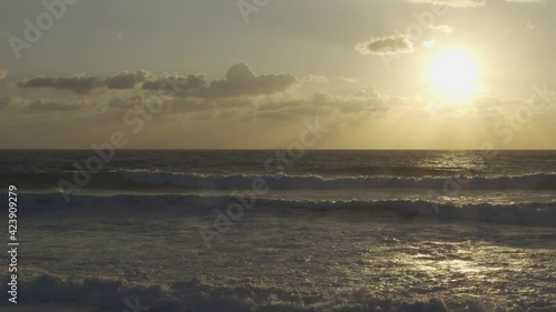 Paralia Kartela At Sunset, Peloponnes, Greece photo