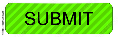 Submit Button on white backround - illustration