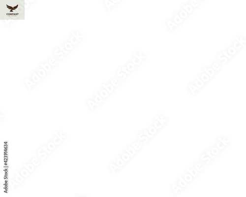 simple eagle hawk falcon bird fly logo symbol illustration inspiration