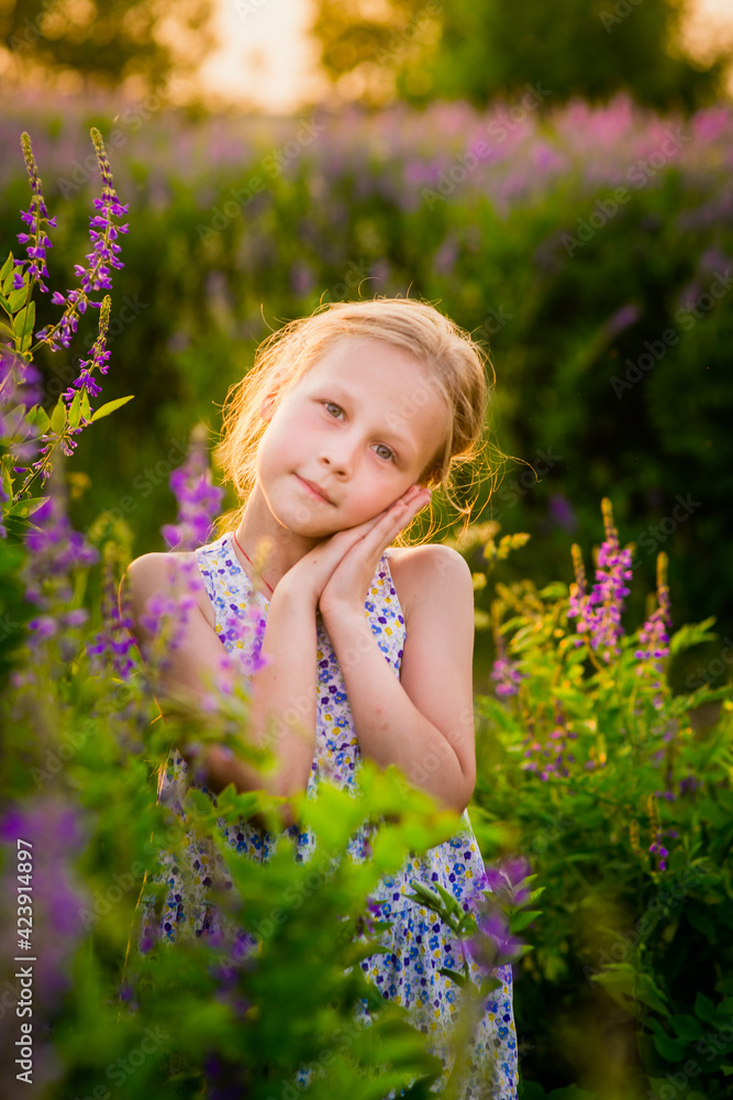 a cheerful blonde girl in a blue summer sundress, a cheerful blonde girl in a blue summer sundress, a cheerful blonde girl in a blue summer sundress, a cheerful blonde girl in a blue summer sundress, a cheerful blonde girl in a blue summer sundress, a cheerful blonde girl in a blue summer sundress,