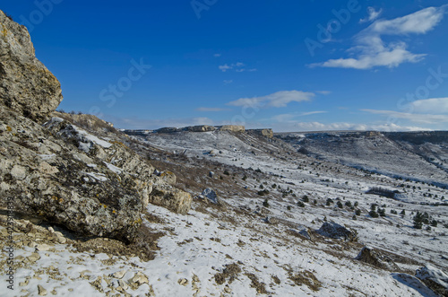 White hills in Crimea