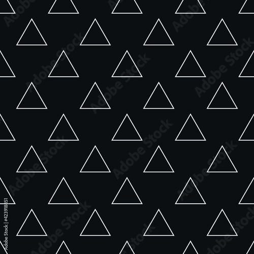 Seamless pattern with triangles  lines  geomertic shapes. Minimalistic and simple design