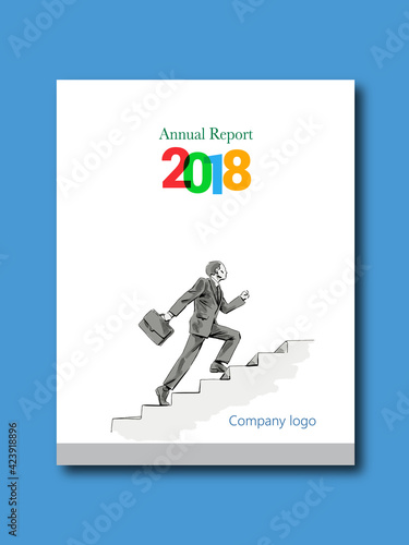 Annual report, relate, place in a favorable light, report, news