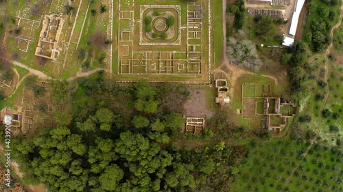 Aerial, Ancient Olympia, Peloponnes, Greece