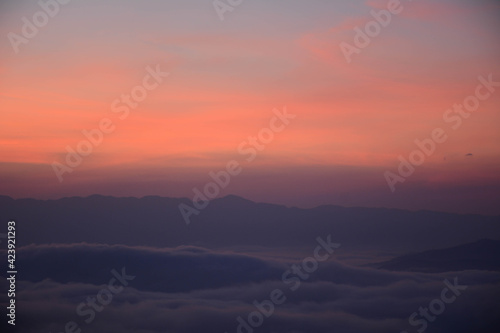 Sunset In The Mountains, Chiang Rai © Chinawat