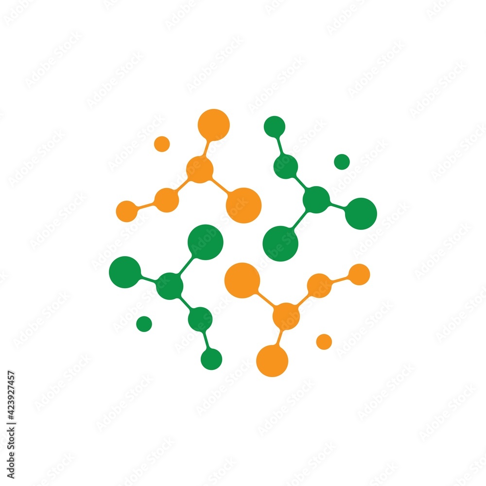 Molecule logo design