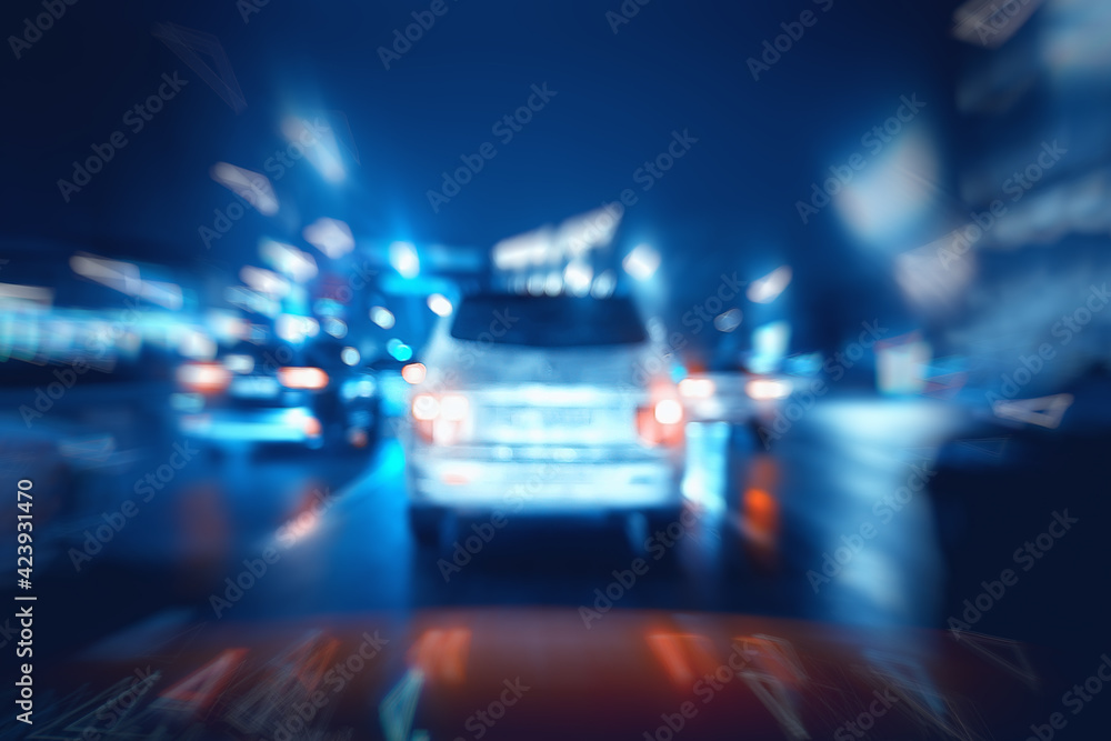 cars in the city road zoom movement / abstract blurred background, urban transport concept cars in the city road zoom movement / abstract blurred background, urban transport concept