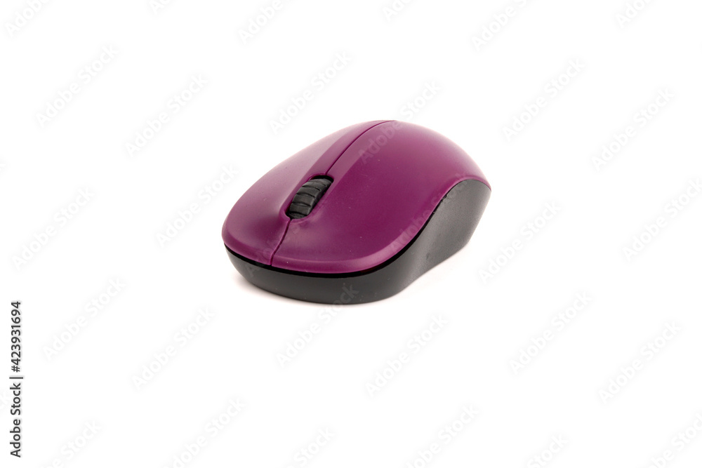 Wireless computer mouse isolated on white background Wireless computer mouse isolated on white background