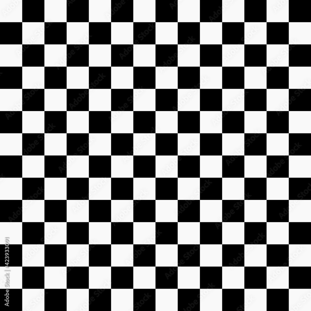 Chess Board 14x14. Vector Monochrome Checkered Pattern. Chessboard Race Pattern. Checker Squares Black And White color. Chess Board 14x14. Vector Monochrome Checkered Pattern. Chessboard Race Pattern. Checker Squares Black And White color.