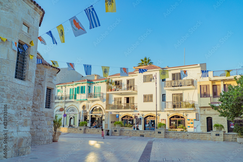 Obraz premium Public Space of Ayiou Lazarou Larnaka Landmark