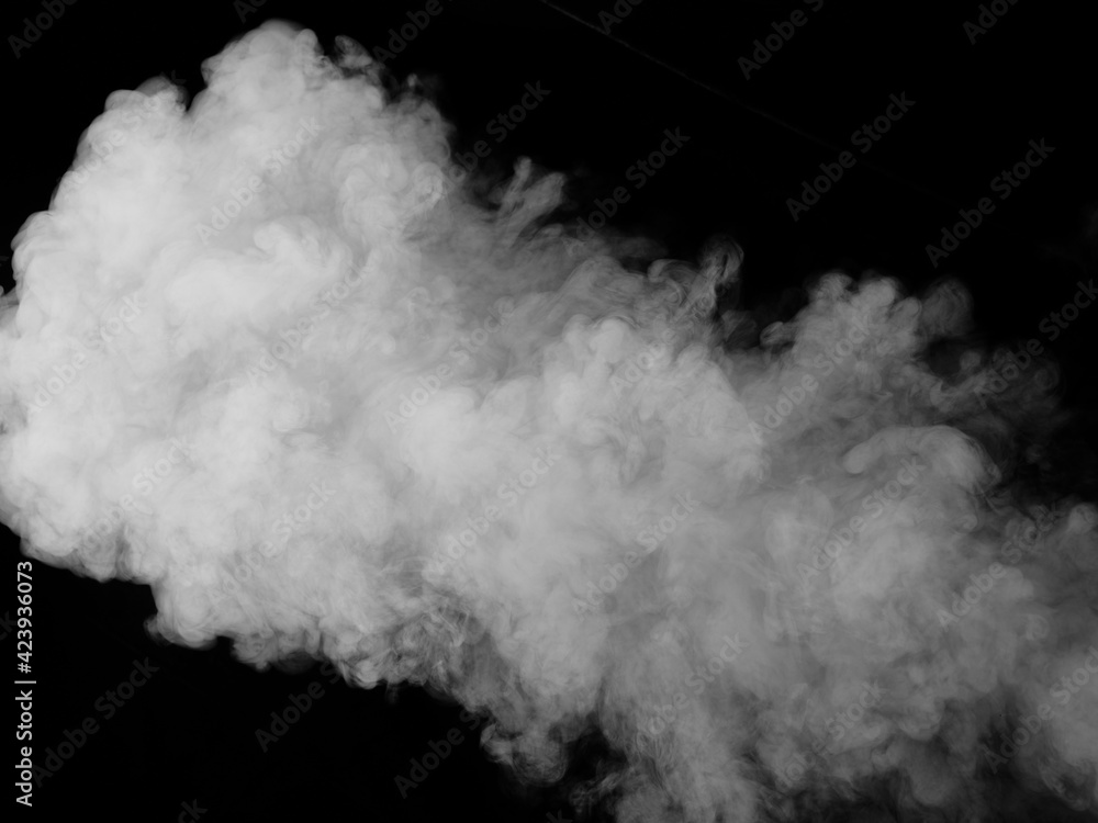 Smoke texture on black background Smoke texture on black background