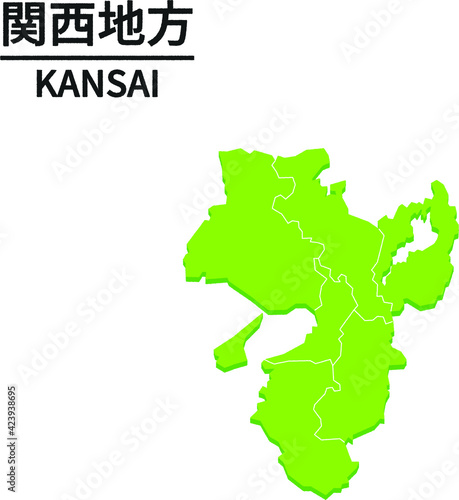 関西地方のイラスト