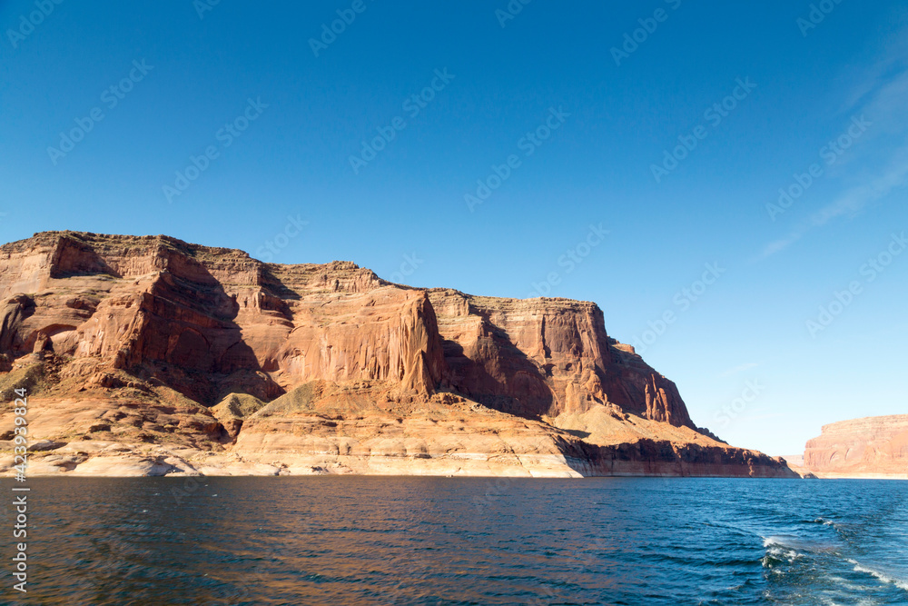 Lake Powell and the Glen Canyon in Utah and Arizona