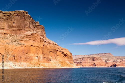 Lake Powell and the Glen Canyon in Utah and Arizona