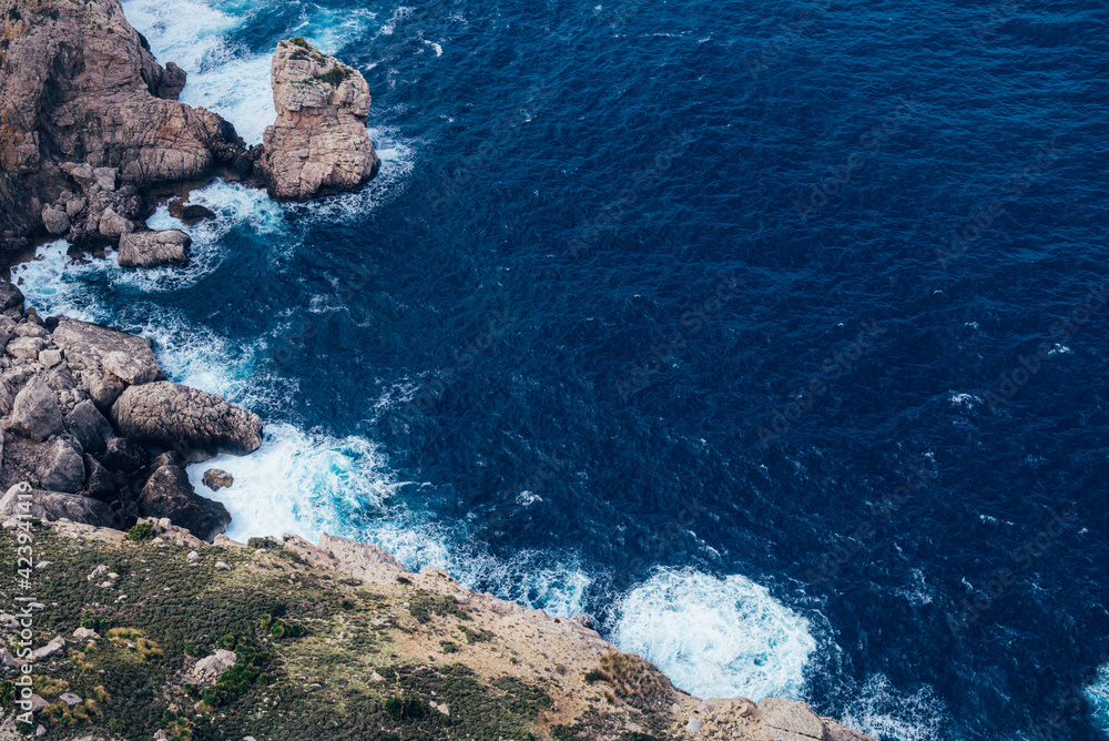 Palma de Mallorca rocky coast Palma de Mallorca rocky coast