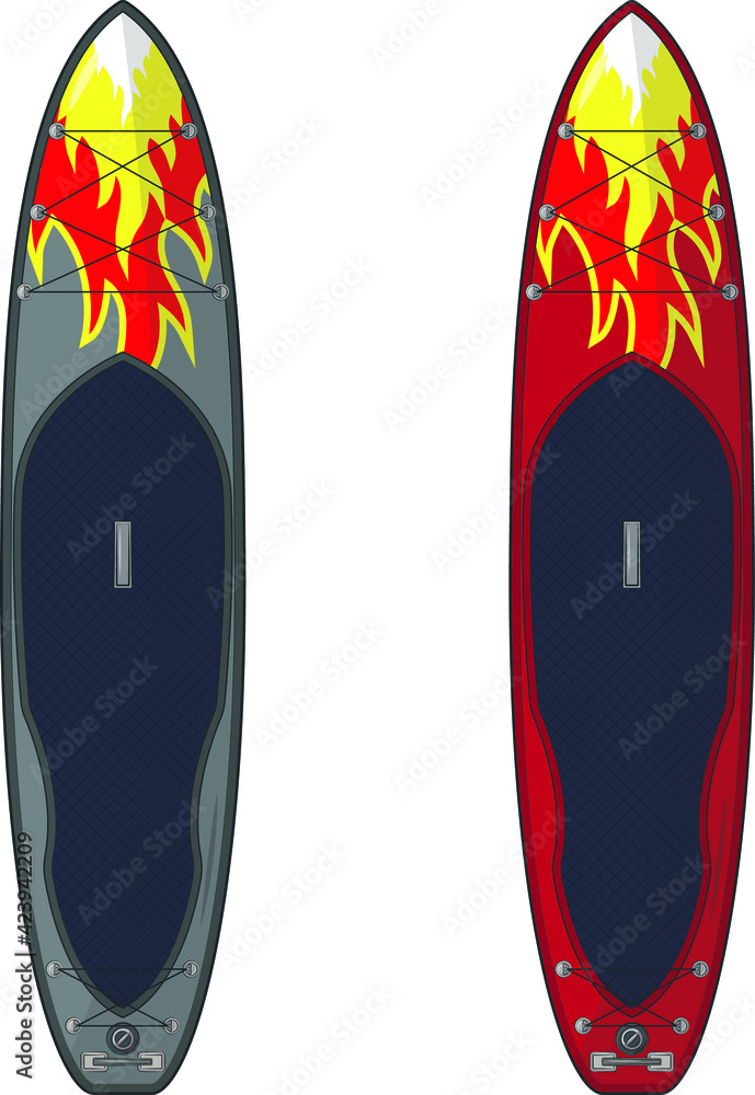 SUP board. Swimming board. Swimming paddles. SUP board. Swimming board. Swimming paddles.