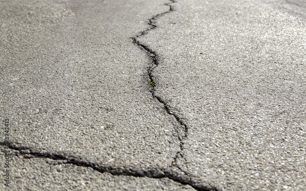 Obraz premium Broken street floor