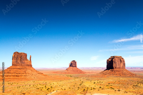 Monument Valley on the Arizona–Utah state line