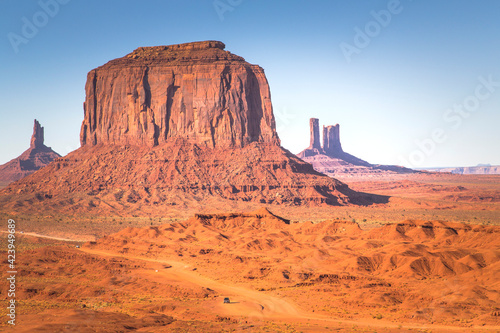 Monument Valley on the Arizona–Utah state line