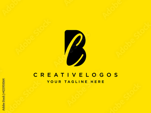 CB Letter Logo, Alphabet CB Logo, Initials BC Logo Vector Template, Premium Business Brand Name Logo Template, BC Letter Logo