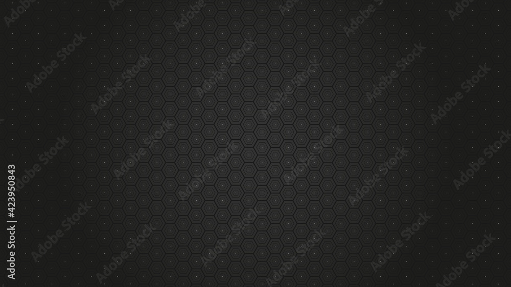 Dark Gray Gradient Hexagon Background. Vector illustration Dark Gray Gradient Hexagon Background. Vector illustration