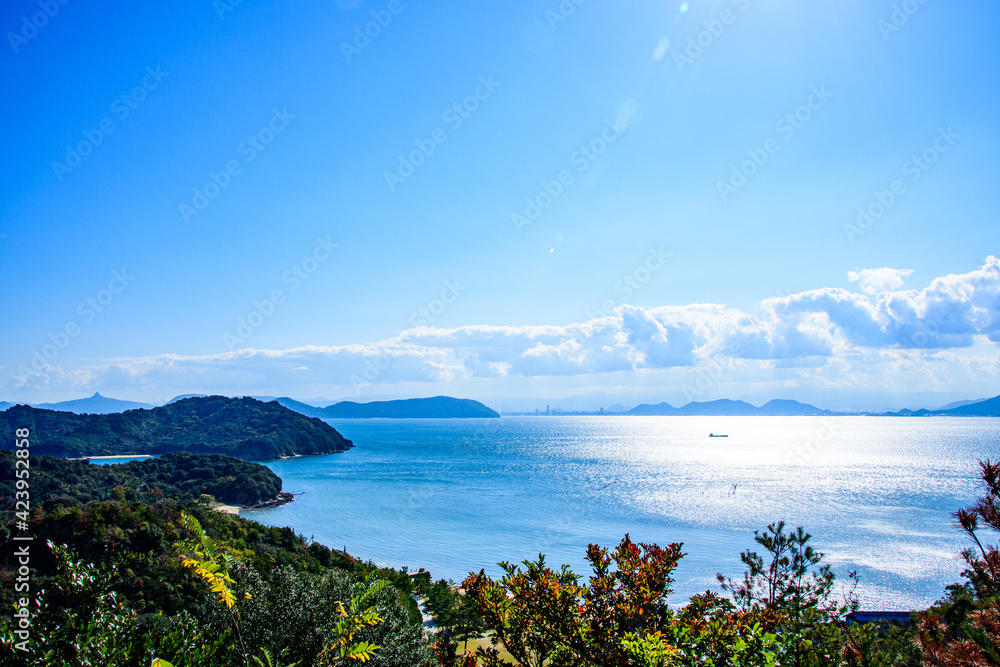 Fototapeta premium lake and mountains