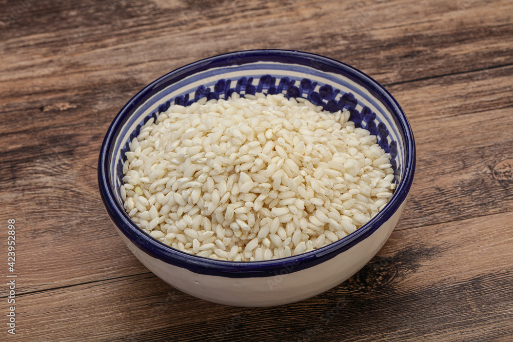 Raw arborio rice for Risotto Raw arborio rice for Risotto