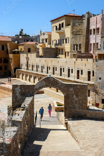  Firkas fortress   in the old venecian port in Chania, Crete, Greece © thanasis