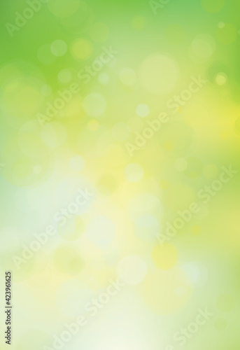 Vector green, bokeh, nature background.  Abstract green background. © rvika