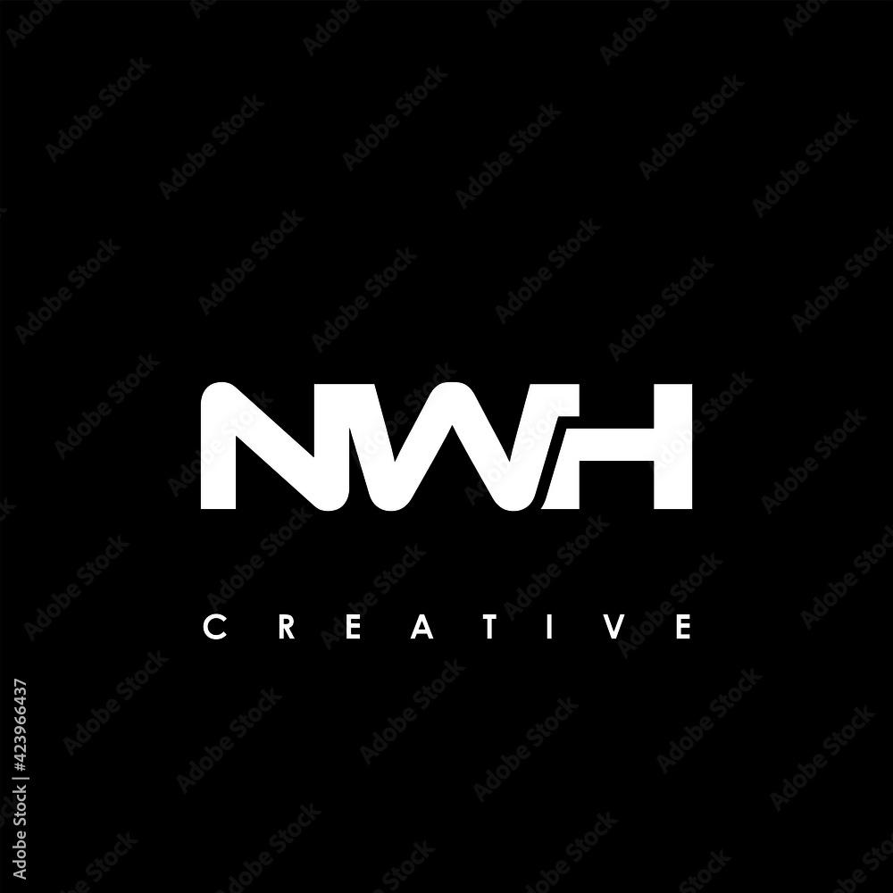 NWH Letter Initial Logo Design Template Vector Illustration NWH Letter Initial Logo Design Template Vector Illustration