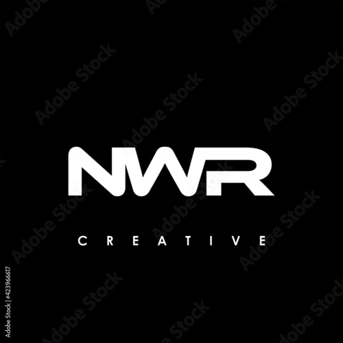 NWR Letter Initial Logo Design Template Vector Illustration photo