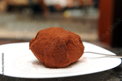 Photos Chocolate truffle called Tartufo di Pizzo calabro is a typical ice cream of Pizz