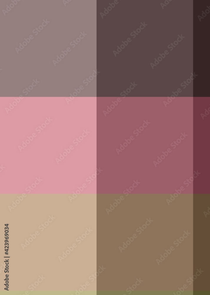 Fototapeta premium Abstract color Low-Polygones Generative Art background illustration