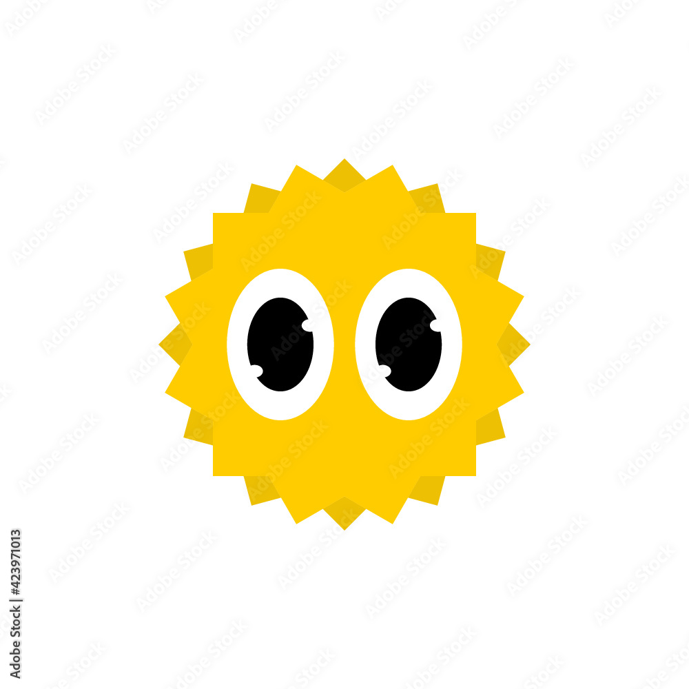 happy yellow sun