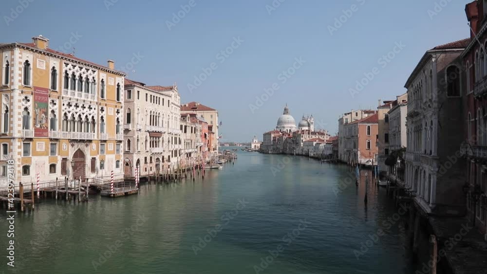 Venice Italy. Empty Venice during lockdown for coronavirus pandemic Venice Italy. Empty Venice during lockdown for coronavirus pandemic