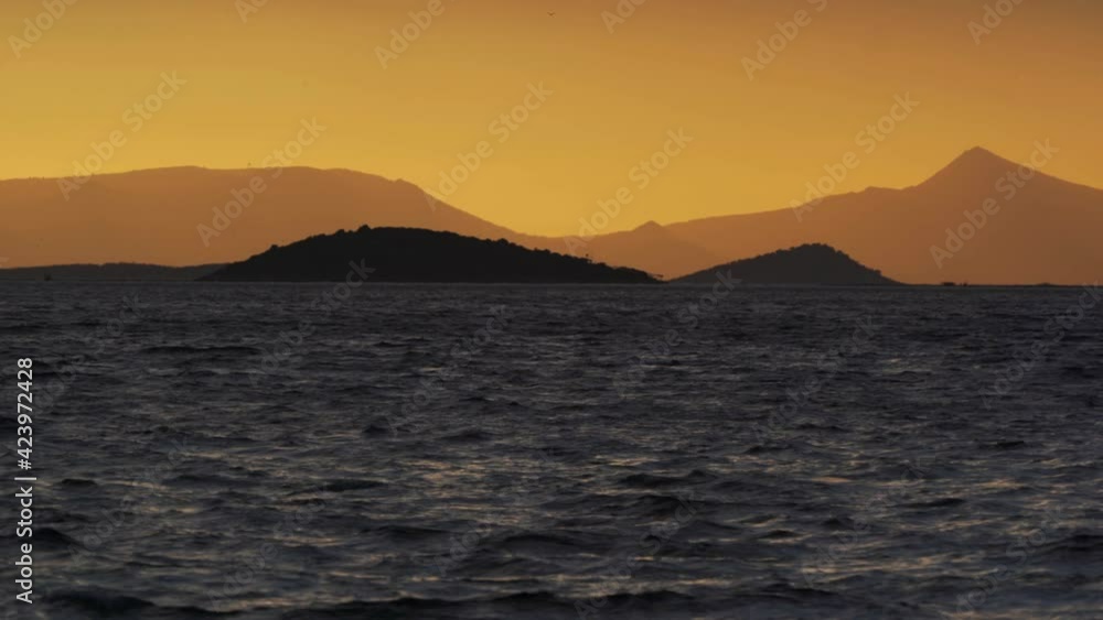 Beautiful Greek Ocean Sunset Beautiful Greek Ocean Sunset