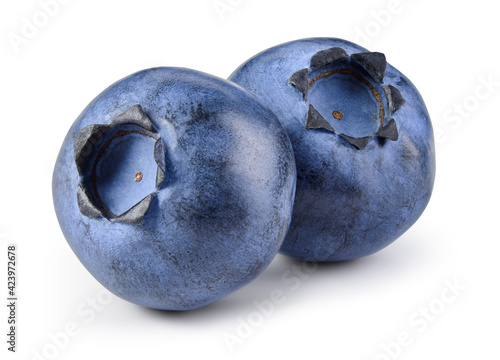 Canvas Print Blueberry isolated