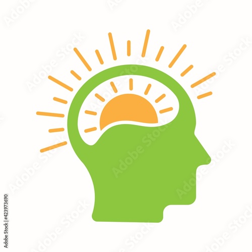 Bright Mind Logo Design Element