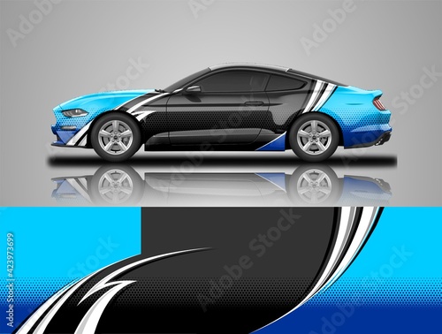 Premium racing and rally car wrap design