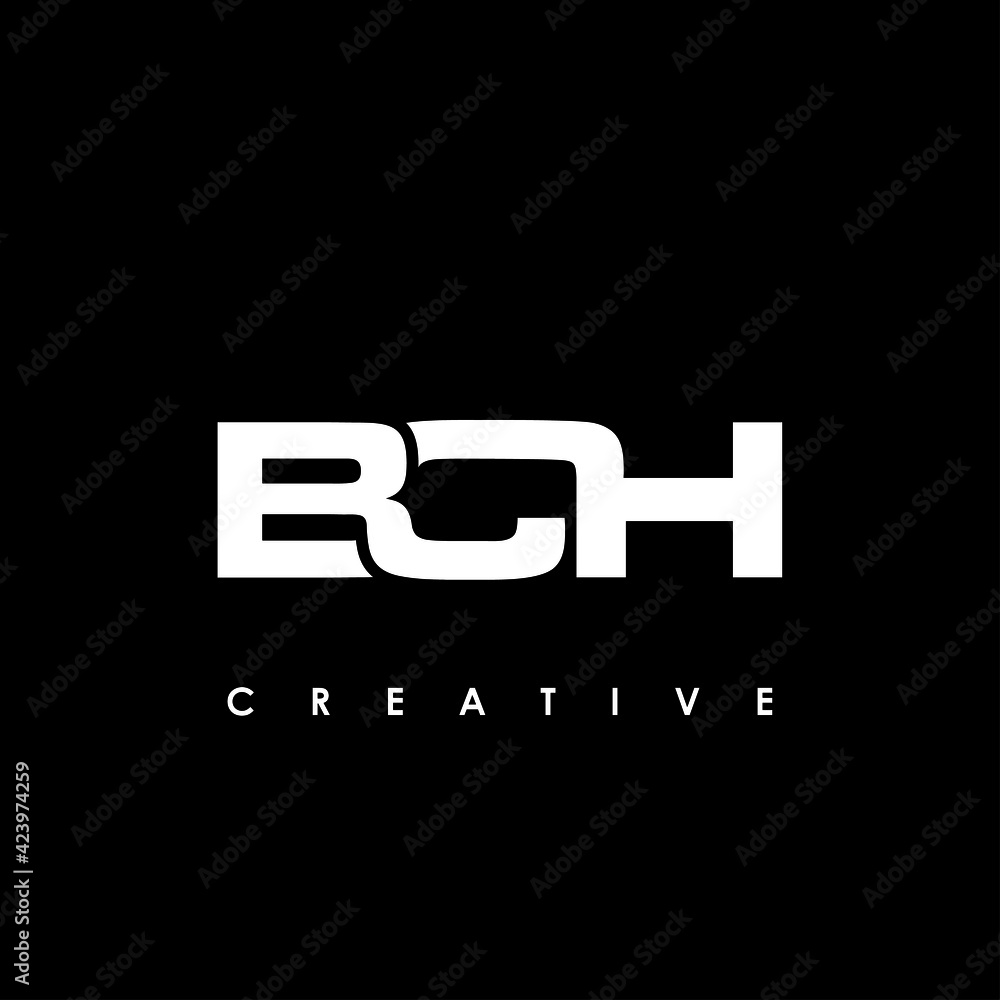 BCH Letter Initial Logo Design Template Vector Illustration BCH Letter Initial Logo Design Template Vector Illustration