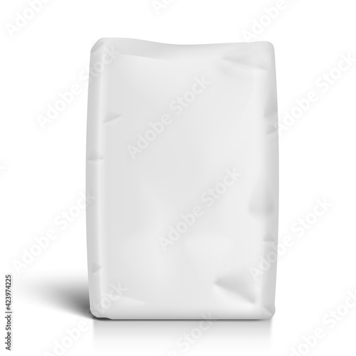 Canvas Print White Bag For Flour Or Other Loose Products