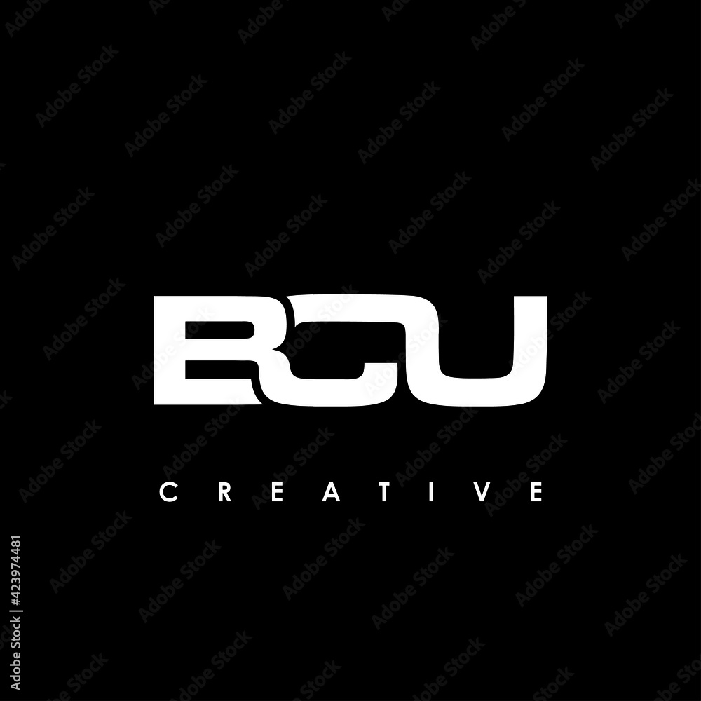 BCU Letter Initial Logo Design Template Vector Illustration BCU Letter Initial Logo Design Template Vector Illustration