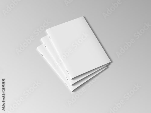 Three A4 Or A5 Clear Brochures With Shadow