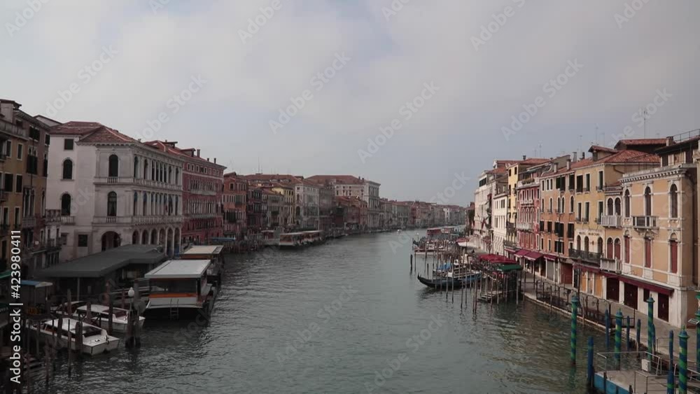 Venice Italy. Empty Venice during lockdown for coronavirus pandemic Venice Italy. Empty Venice during lockdown for coronavirus pandemic